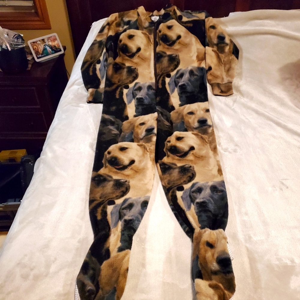 Country Critters Labrador Retriever fleece onesie